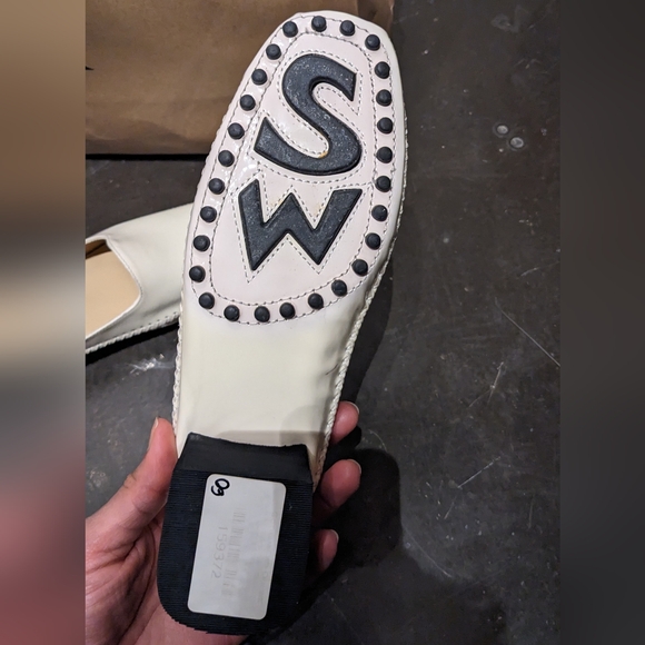 Stuart Weitzman White patent loafers - Picture 7 of 10